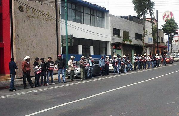  Cadenas humanas por caso no resuelto de secuestro y asesinato político de MSV