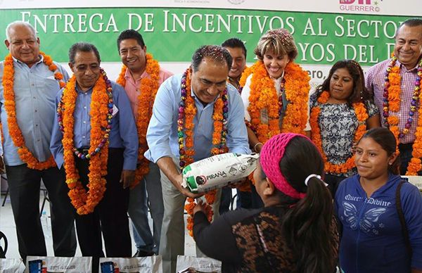 Antorchistas de La Montaña reciben apoyos en evento presidido por el gobernador Astudillo