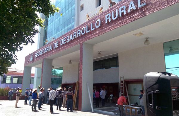 Anuncian marcha e instalación de plantón a la Seder