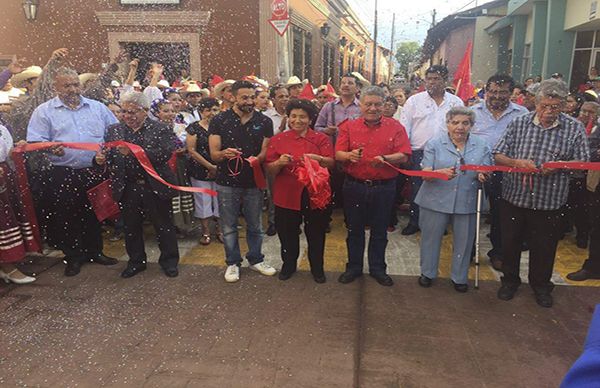 Emotiva inauguración de obras en Tangancícuaro, Michoacán, por más de 30 millones de pesos