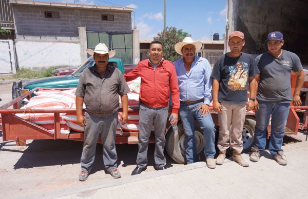 Continúa los apoyos al campo en Villa de Ramos.