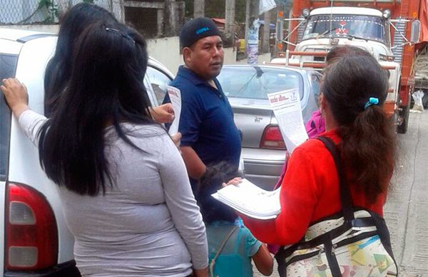 Invitan a vecinos de Tenango a participar en marcha de 10 mil