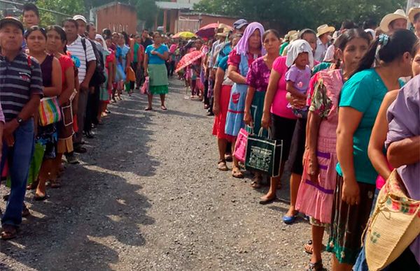 Marcha Antorcha en San Felipe Orizatlán exige cumplimiento a los compromisos