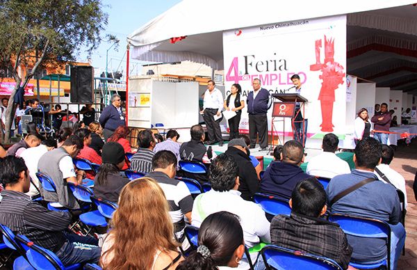 Chimalhuacán realiza cuarta feria del empleo