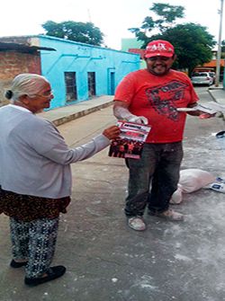 Habitantes de Tacoaleche difunden obras logradas por Antorcha