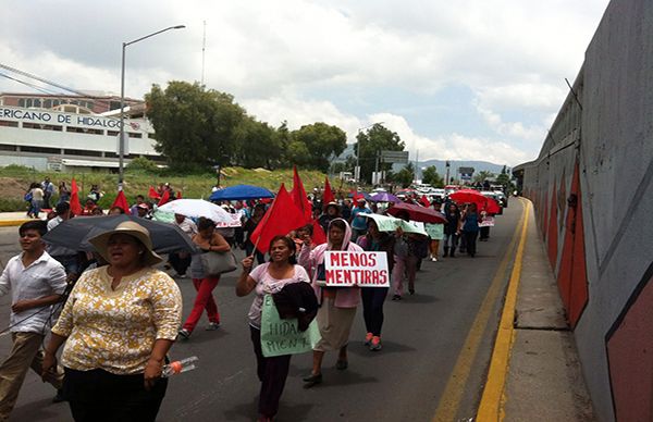 Se sumarán miles de habitantes del Altiplano a marcha estatal