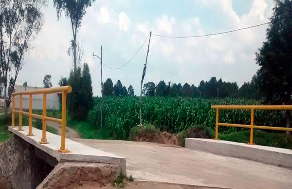 En Santa Anna ya cuentan con un puente peatonal y vehicular