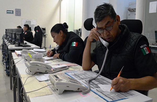 Policía municipal incrementa servicios prehospitalarios y llamados de emergencia