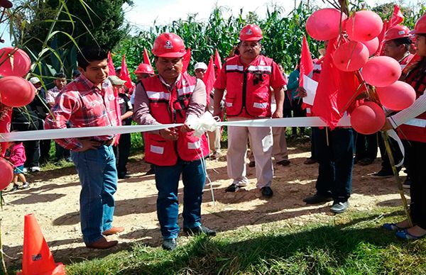 Inicia obra de electrificación en Progreso