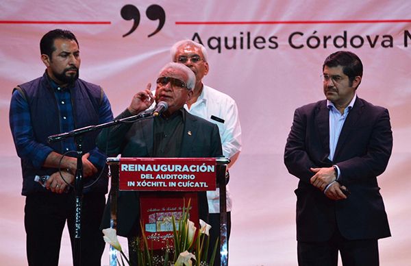 Los resultados están a la vista: Aquiles Córdova Morán