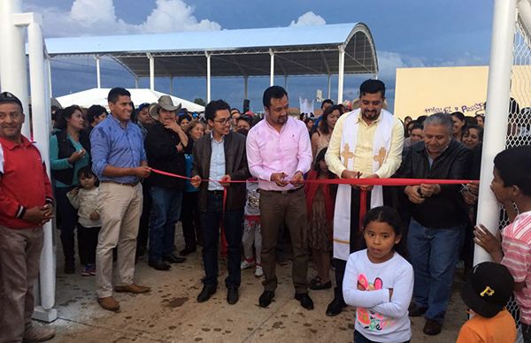 Antorchistas inauguran obras en Guadalupe por 5 mdp 