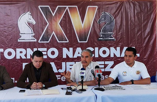  Mil jugadores competirán en el XV Torneo Nacional de Ajedrez Ing.Alfonso Ferriz Carrasquedo