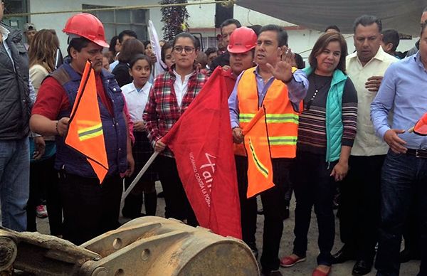 Continúa Antorcha impulsando obras y servicios en Chalco