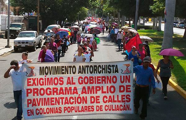 Desplegado: Marcha-plantón este 6 de septiembre para exigir cumplimiento al ayuntamiento de Culiacán 