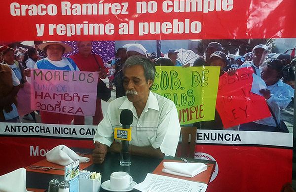  Antorcha en Sinaloa reprueba gobierno represivo de Graco Ramírez 