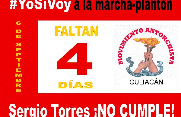 Difunden volantes de marcha-plantón en Culiacán 