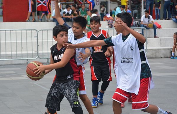 Realizan primer torneo de basquetbol 3x3