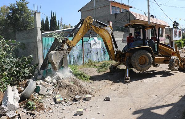  Liberan vialidad en Xochitenco