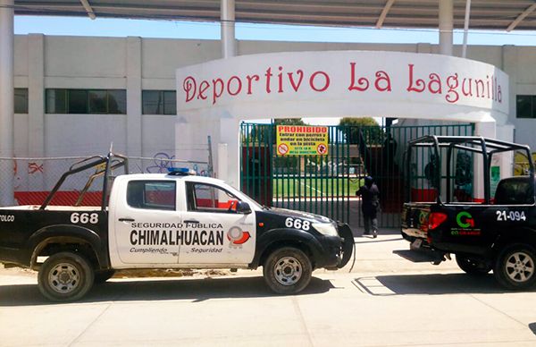 Resguardan zonas deportivas y recreativas