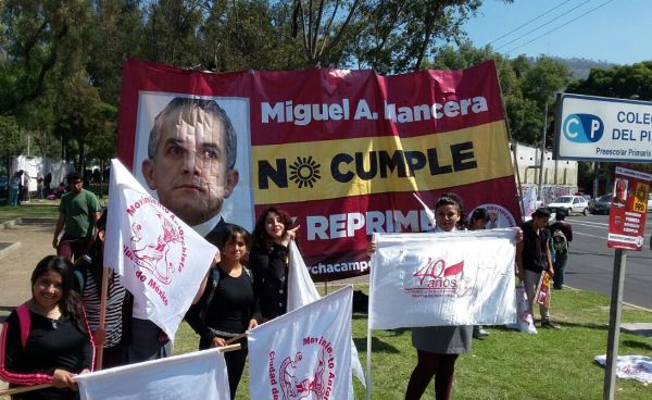 Mancera no cumple y reprime; 27 días de protestas en la Ciudad de México