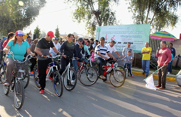 Encuentro familiar por la salud en Ixtapaluca