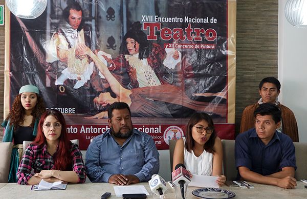 Realizará Antorcha XVII Encuentro Nacional de Teatro