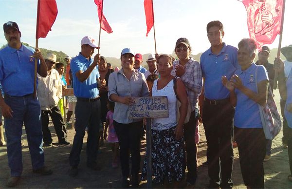 Antorchistas de Antón Lizardo logran terrenos de interés social