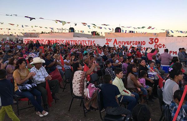  Primer aniversario de la colonia San Agustín