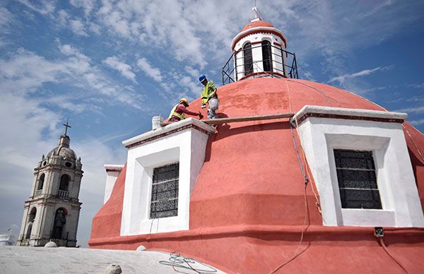 Restauran Catedral de Texcoco por gestión antorchista