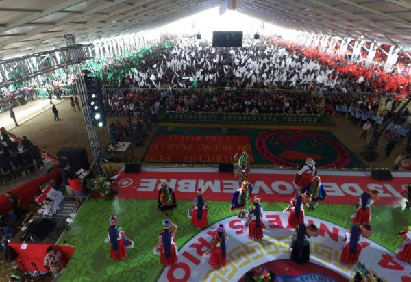 Celebran texcocanos 24 años de logros de Antorcha en Texcoco