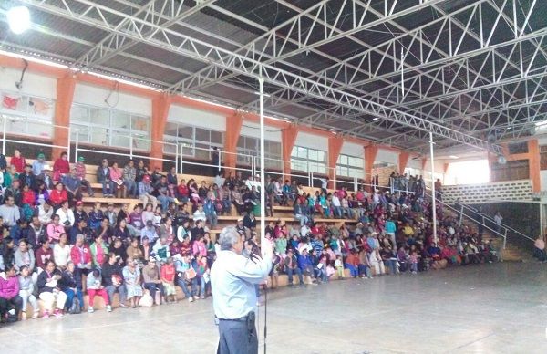 Reunión municipal de comités antorchistas en Tamazunchale