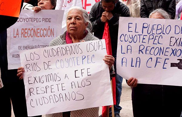 Denuncian cortes de energía y cobros excesivos de la CFE