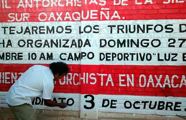 En la Sierra Sur se preparan para festejar triunfos de la lucha organizada 