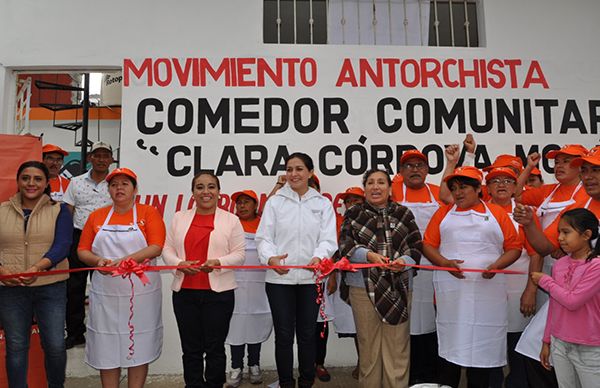 Antorcha inaugura comedor comunitario en Córdoba