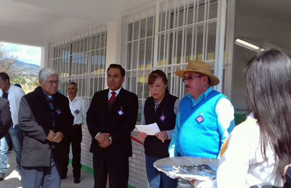 Inauguran infraestructura educativa en preparatoria