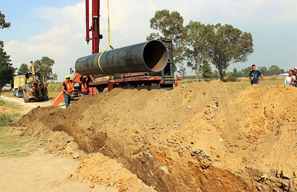  Avanzan trabajos de construcción de planta tratadora