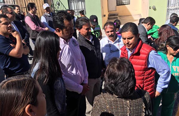 Autoridades verifican daños  de viviendas en  Rincón Guadalupano