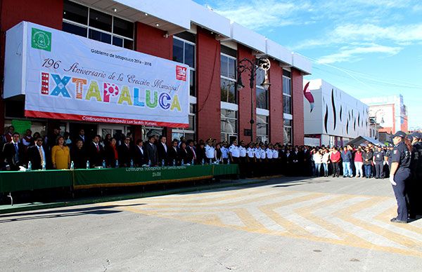 Conmemoran el 196 aniversario de la elección de Ixtapaluca