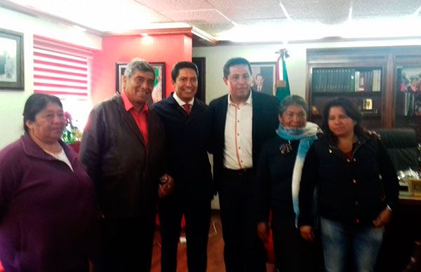 Alcalde de San Felipe del Progreso establece acuerdos con Antorcha