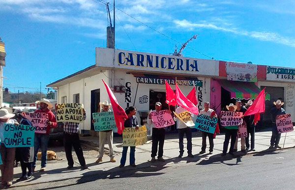  Oswaldo Chavarría Villar acepta trabajar para el pueblo organizado