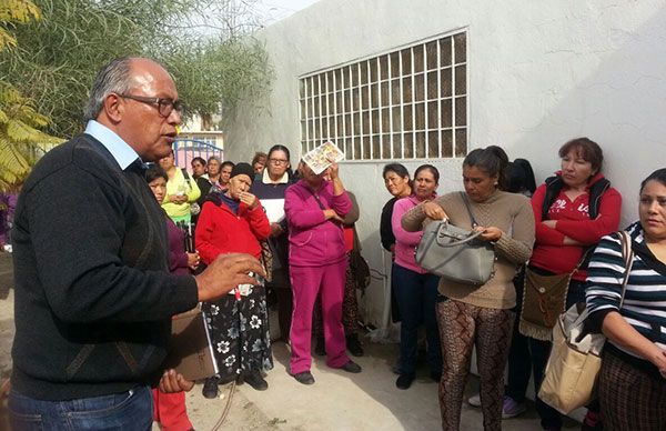 Jornada de trabajo en el Centro Comunitario de Maclovio Rojas