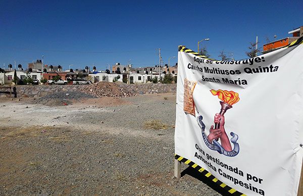  Avanza construcción de espacios deportivos en Guadalupe 