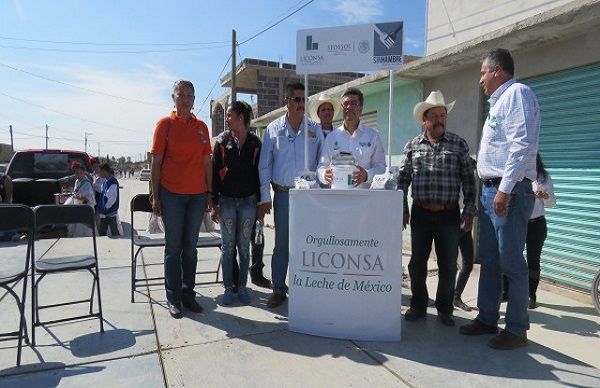 Inicia actividades lechería Liconsa gestionada por Antorcha en Salinas.