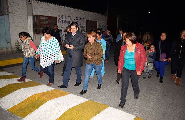 Inaugurada vialidad principal en Lomas de San Esteban