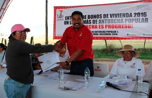 Hacen realidad derecho a la vivienda en  Colonia Antorcha Popular Uno