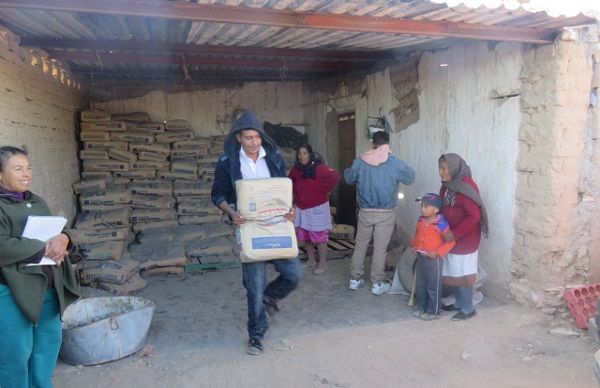 Logran antorchistas mejoramiento de la vivienda para familias pobres en San Domingo.