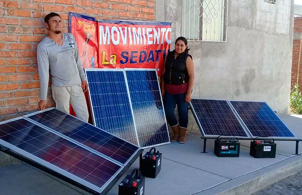 Paneles solares para colonos de Arboledas de Calvillo