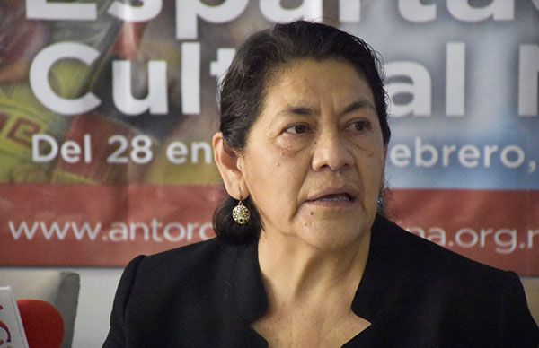 Gloria Brito anuncia la Espartaqueada Nacional Cultural 2017