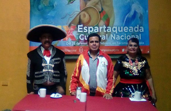 Invitan al pueblo tapatío a Espartaqueada Cultural Nacional