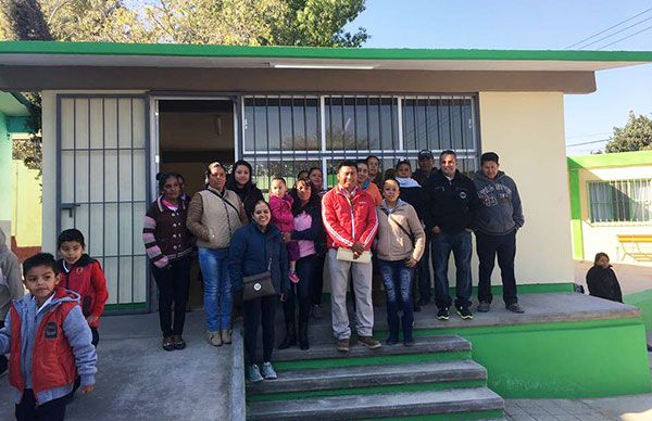 Logran aula para alumnos de la Piedad